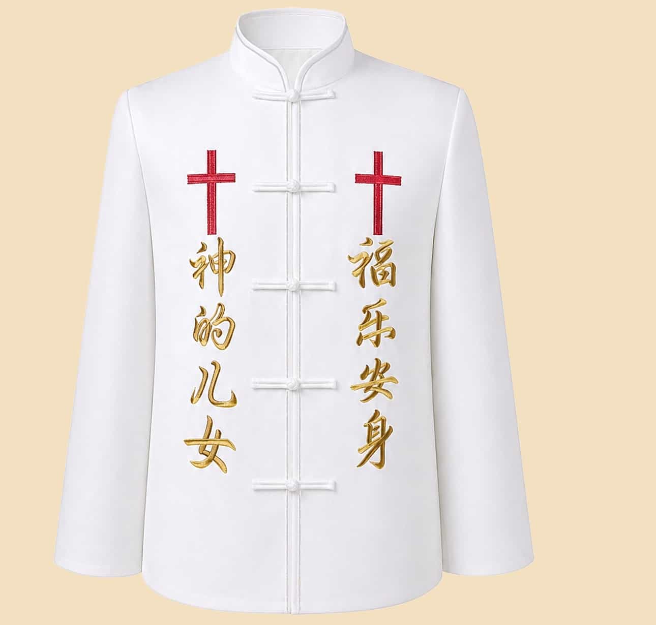 白裳归主女式女士基督教服装B-D0001